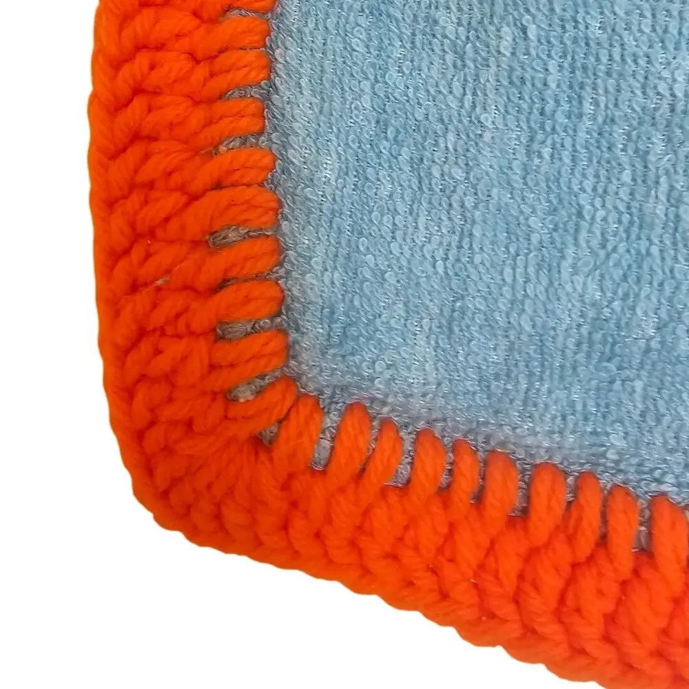 Washcloths w/ Crochet Edges-Set of 6